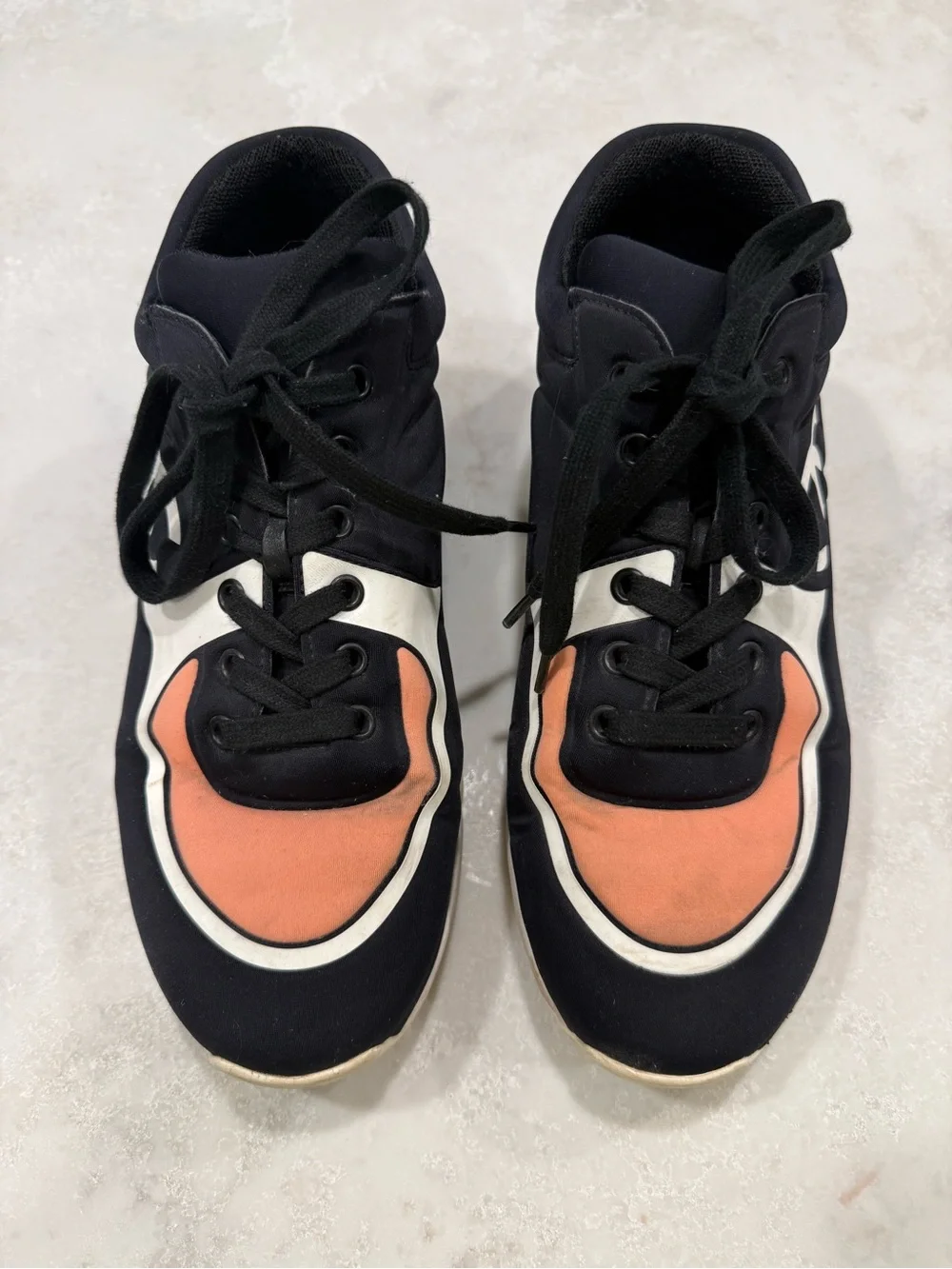 Authentic CHANEL Logo Sneakers